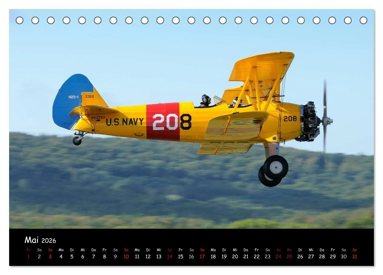 Bild: 9783516180091 | Doppeldecker - Veteranen der Lüfte (Tischkalender 2026 DIN A5...