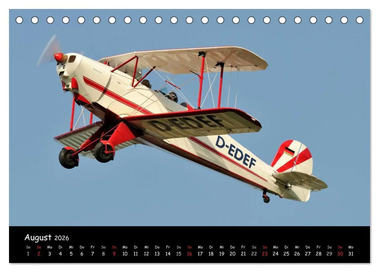 Bild: 9783516180091 | Doppeldecker - Veteranen der Lüfte (Tischkalender 2026 DIN A5...