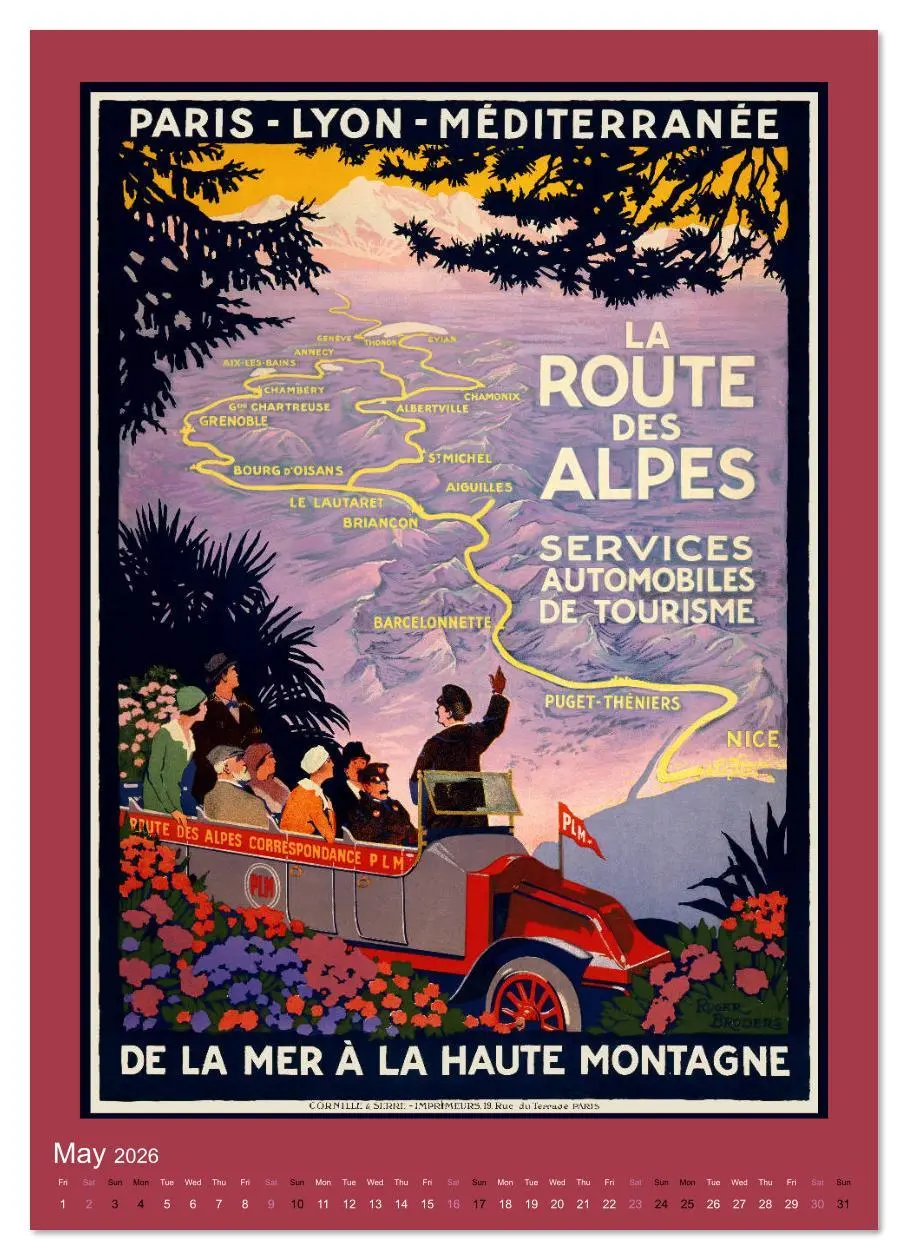 Bild: 9783516560091 | Vintage Travel Posters around the World (Wall Calendar 2026 DIN A4...