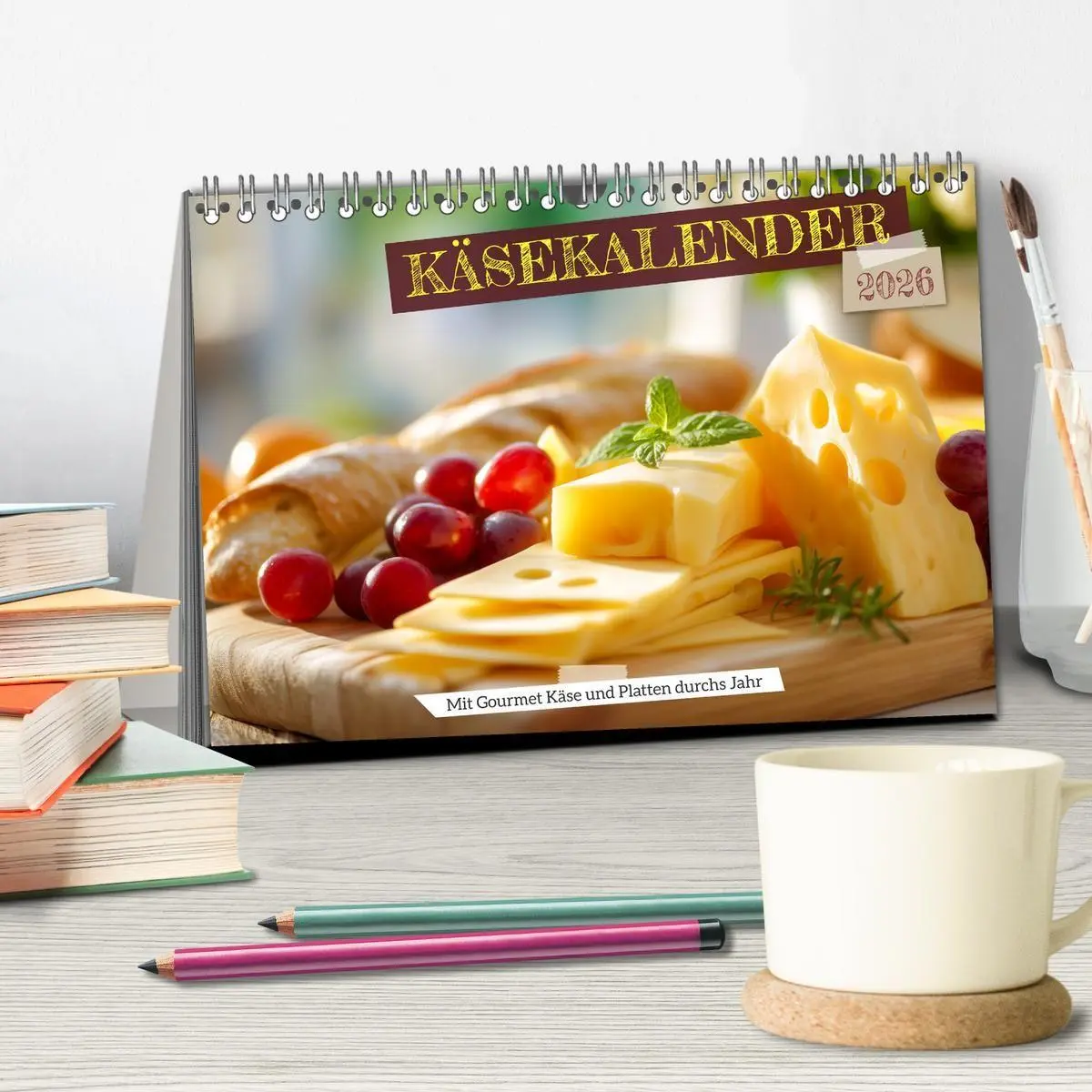 Bild: 9783516700091 | Käsekalender - mit Gourmet Käse und Platten durchs Jahr...