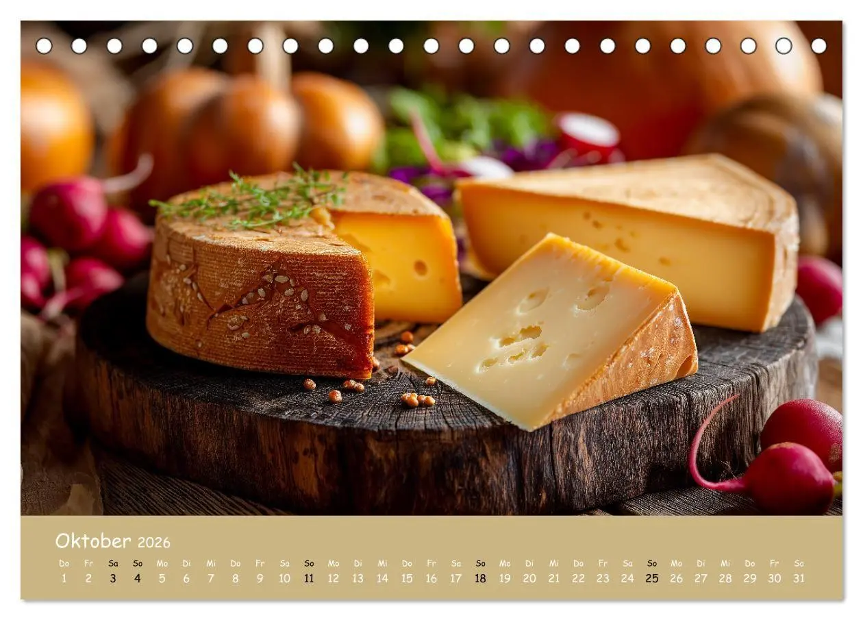 Bild: 9783516700091 | Käsekalender - mit Gourmet Käse und Platten durchs Jahr...