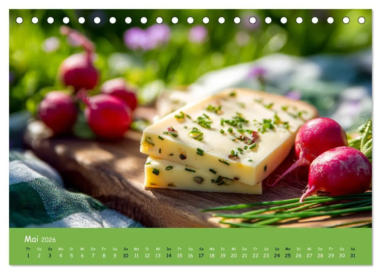 Bild: 9783516700091 | Käsekalender - mit Gourmet Käse und Platten durchs Jahr...
