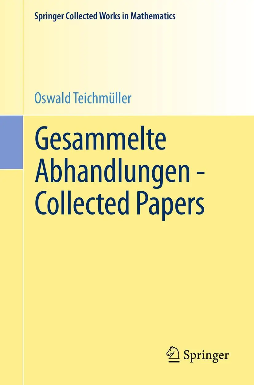 Cover: 9783662470091 | Gesammelte Abhandlungen - Collected Papers | Oswald Teichmüller | Buch