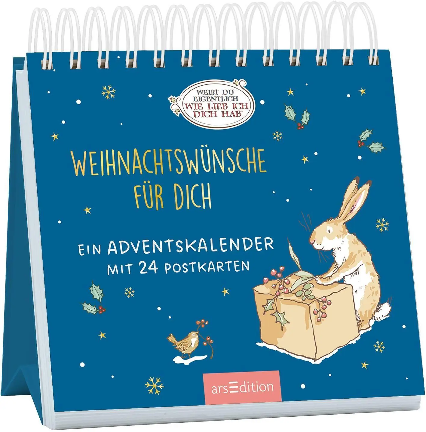 Cover: 4014489140191 | Postkarten-Adventskalender. Weißt du eigentlich, wie lieb ich dich...