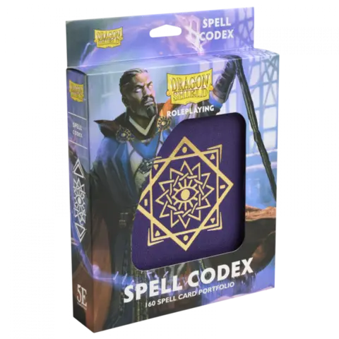 Cover: 5706569500191 | Spell Codex - Arcane Purple | Dragon Shield Roleplay