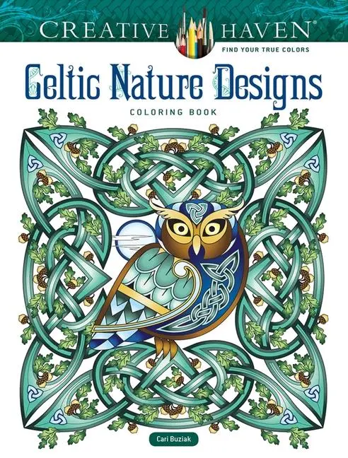 Cover: 9780486850191 | Creative Haven Celtic Nature Designs Coloring Book | Cari Buziak
