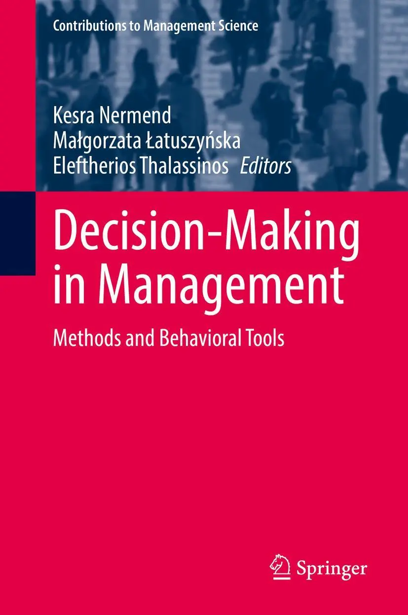 Cover: 9783030670191 | Decision-Making in Management | Methods and Behavioral Tools | Buch
