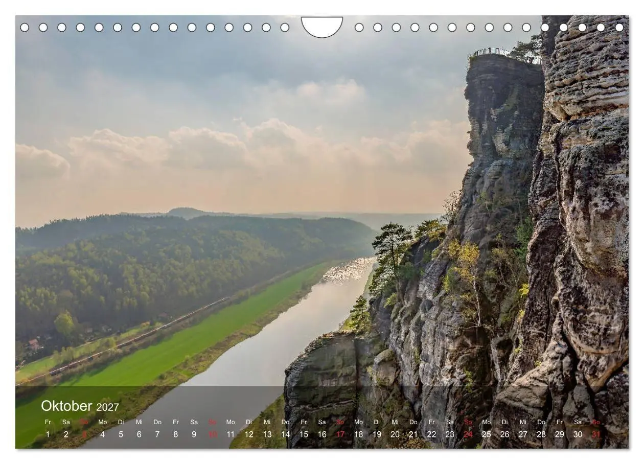 Bild: 9783569710191 | Elbsandsteingebirge - Rund um die Bastei (Wandkalender 2027 DIN A4...