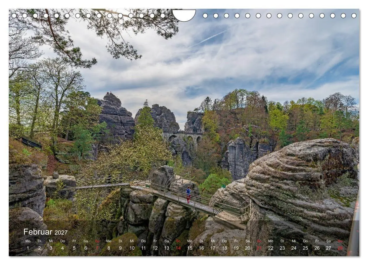 Bild: 9783569710191 | Elbsandsteingebirge - Rund um die Bastei (Wandkalender 2027 DIN A4...
