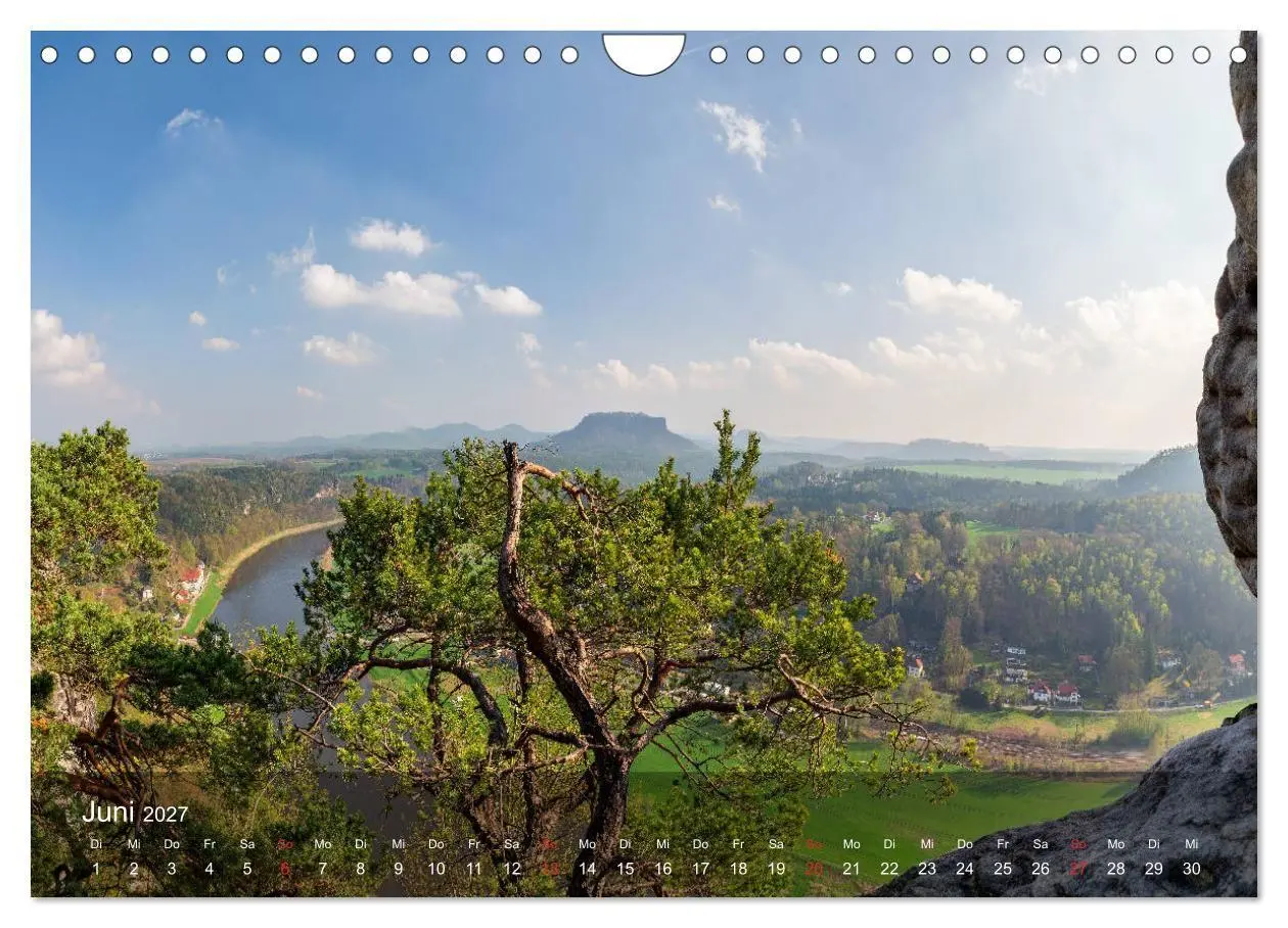 Bild: 9783569710191 | Elbsandsteingebirge - Rund um die Bastei (Wandkalender 2027 DIN A4...