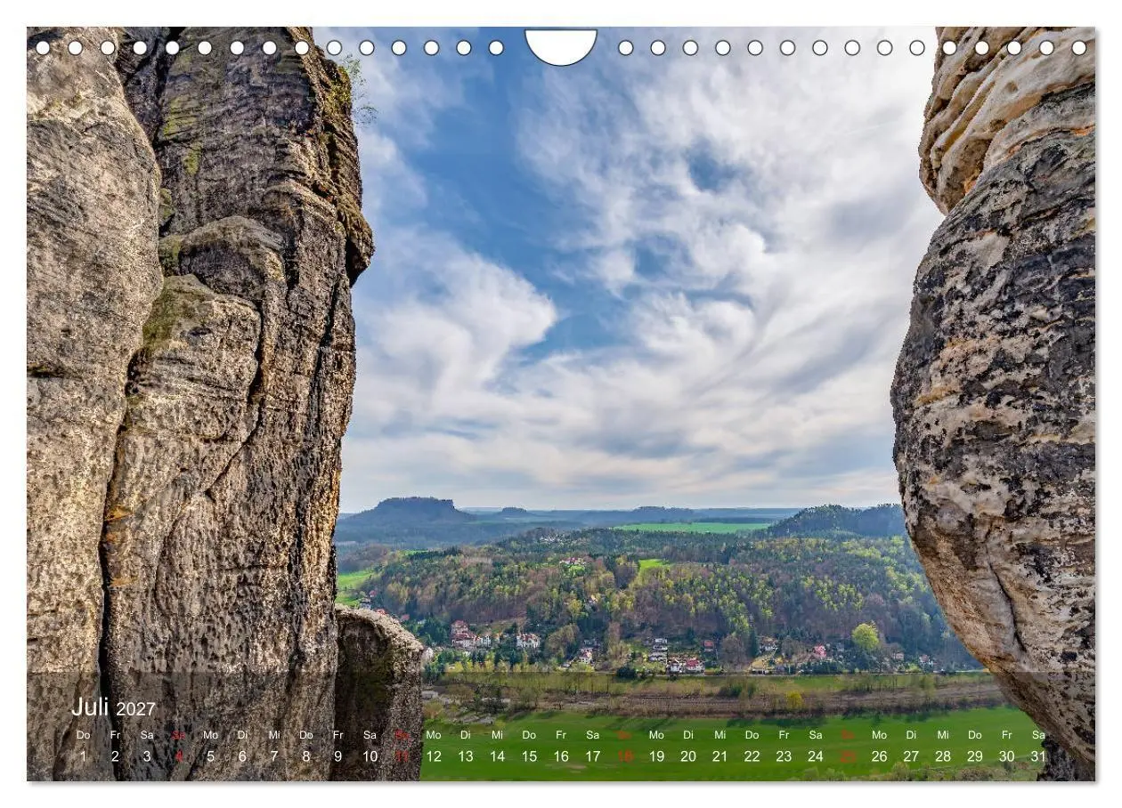Bild: 9783569710191 | Elbsandsteingebirge - Rund um die Bastei (Wandkalender 2027 DIN A4...