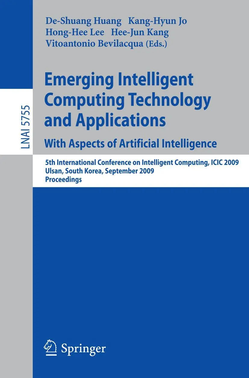 Cover: 9783642040191 | Emerging Intelligent Computing Technology and Applications. With...