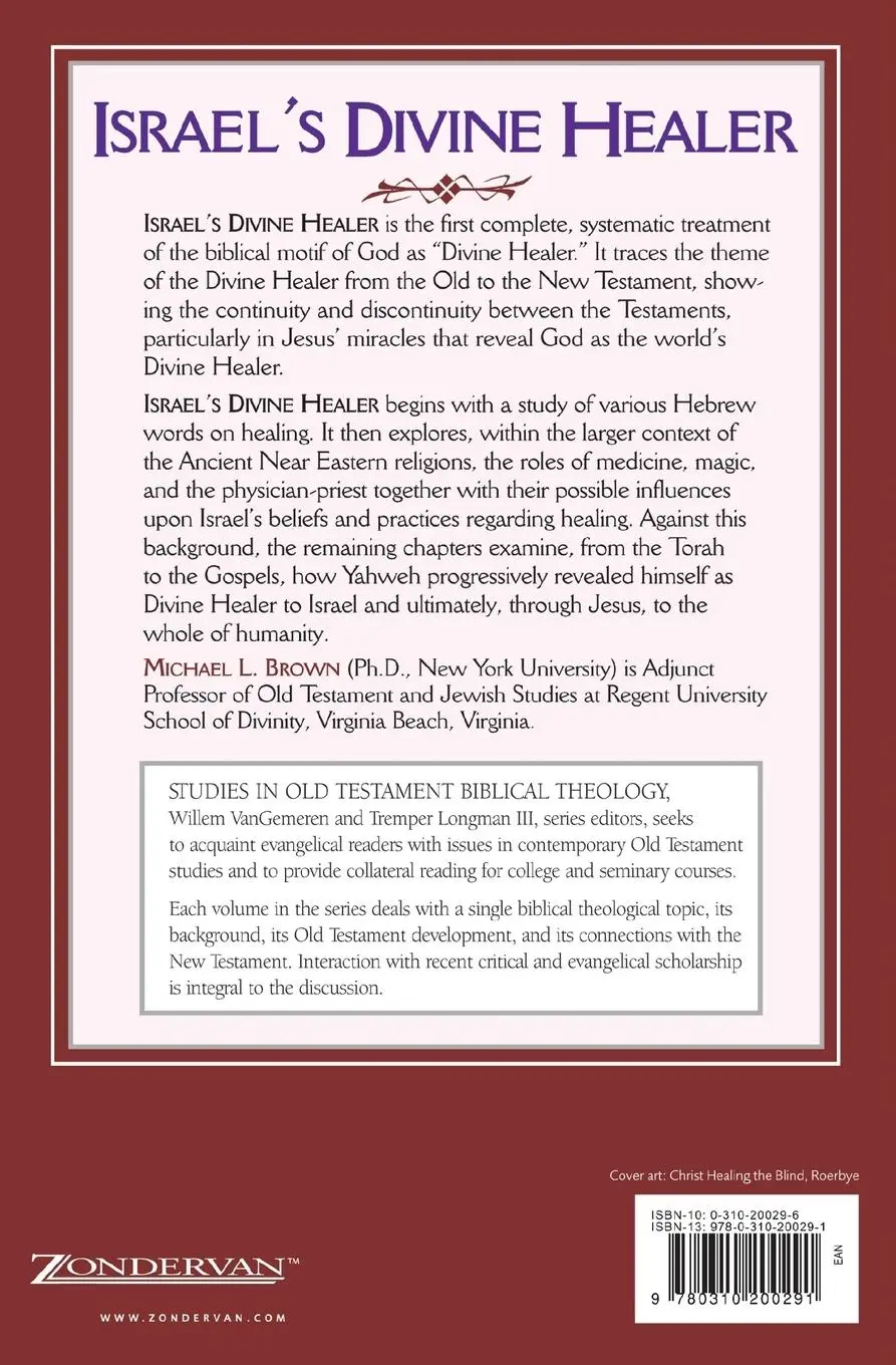 Rückseite: 9780310200291 | Israel's Divine Healer | Michael Brown (u. a.) | Taschenbuch | 1995