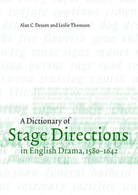 Cover: 9780521000291 | A Dictionary of Stage Directions in English Drama 1580-1642 | Buch