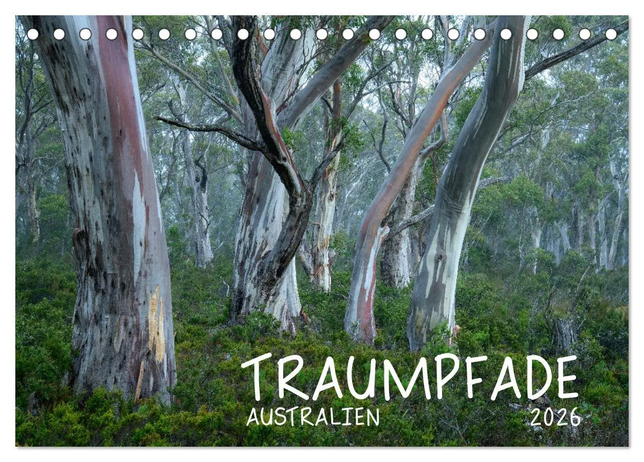 Cover: 9783457380291 | Traumpfade Australien (Tischkalender 2026 DIN A5 quer), CALVENDO...