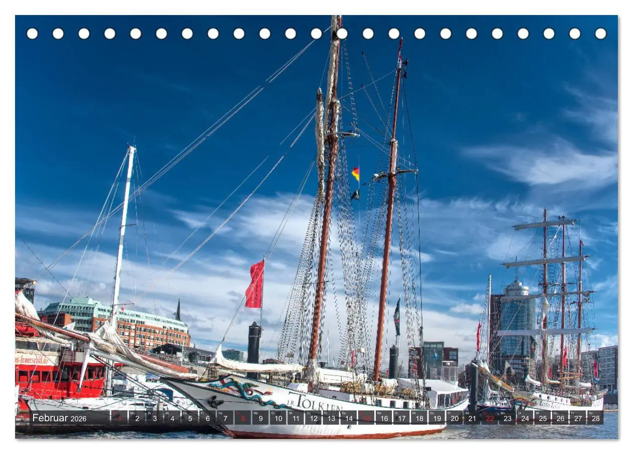 Bild: 9783457830291 | Hamburg - Ahoi zur großen Hafenrundfahrt (Tischkalender 2026 DIN A5...
