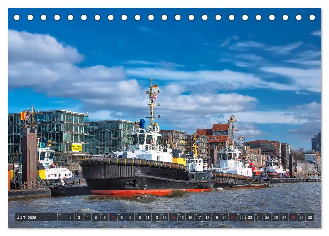 Bild: 9783457830291 | Hamburg - Ahoi zur großen Hafenrundfahrt (Tischkalender 2026 DIN A5...