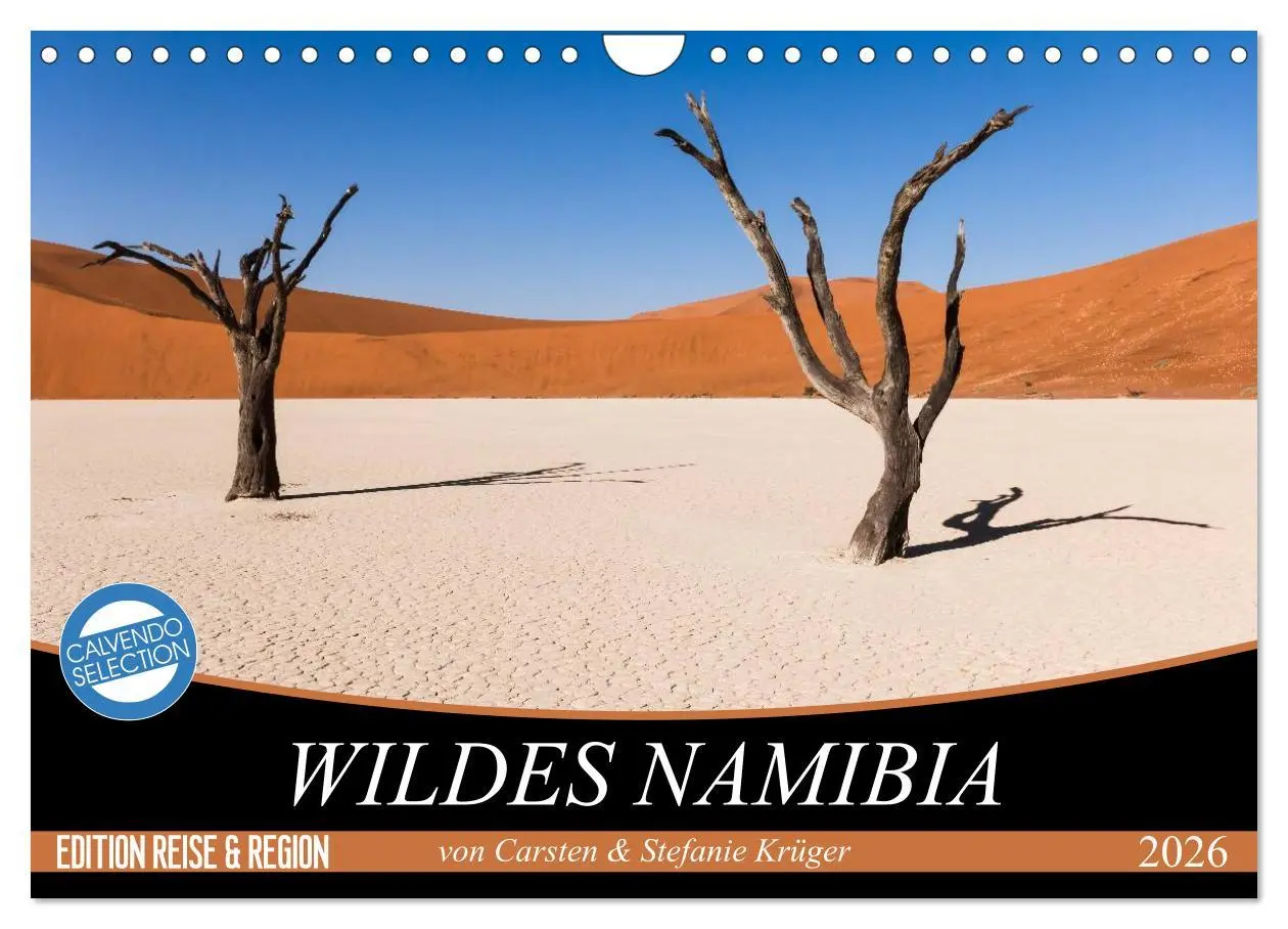 Cover: 9783516160291 | Wildes Namibia (Wandkalender 2026 DIN A4 quer), CALVENDO...