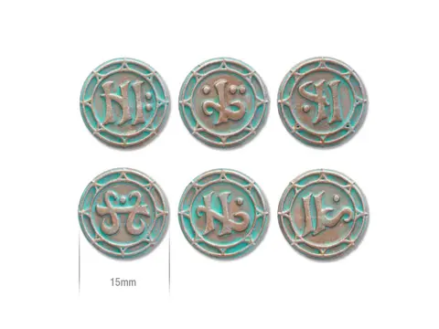 Cover: 704270720391 | Ancestral Ruins - Symbols Set 1 (6) | deutsch | Tabletop-Art