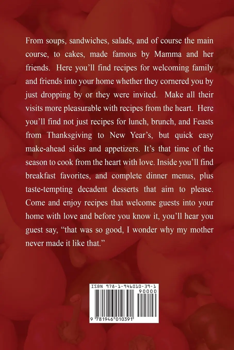 Rückseite: 9781946010391 | The Sweet Pepper Cajun! Slapped His Mamma Cookbook! | Jackson (u. a.)