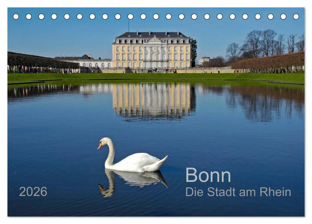 Cover: 9783457680391 | Bonn Die Stadt am Rhein (Tischkalender 2026 DIN A5 quer), CALVENDO...