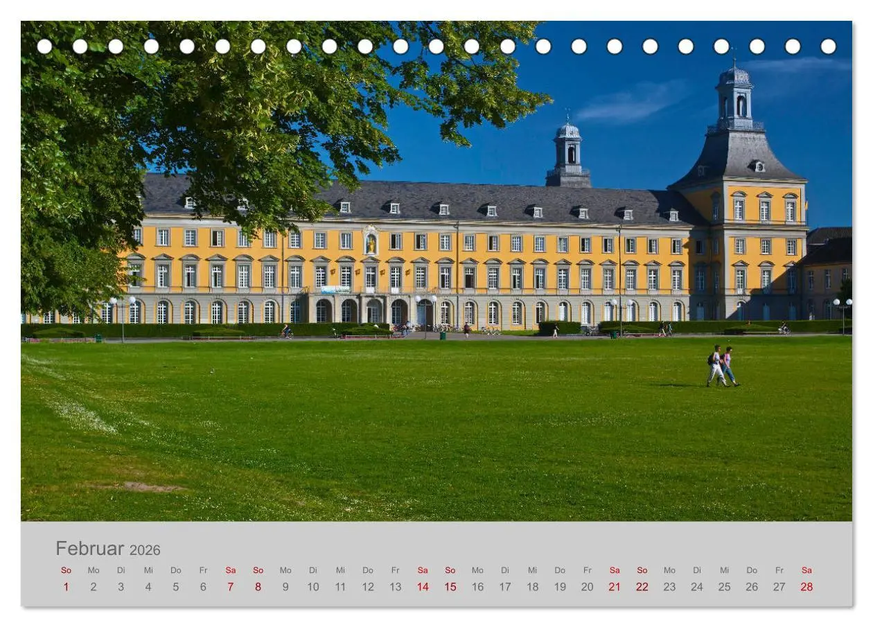 Bild: 9783457680391 | Bonn Die Stadt am Rhein (Tischkalender 2026 DIN A5 quer), CALVENDO...