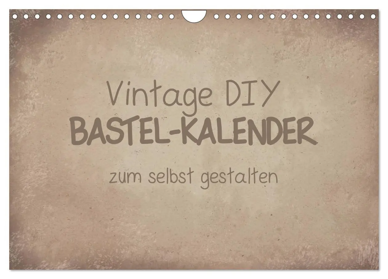Cover: 9783457820391 | Vintage DIY Bastel-Kalender (Wandkalender 2026 DIN A4 quer),...