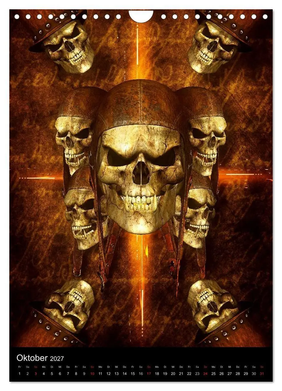 Bild: 9783594130391 | S.O.D. - Skulls Of Death Vol. I - Totenkopf Artworks (Wandkalender...