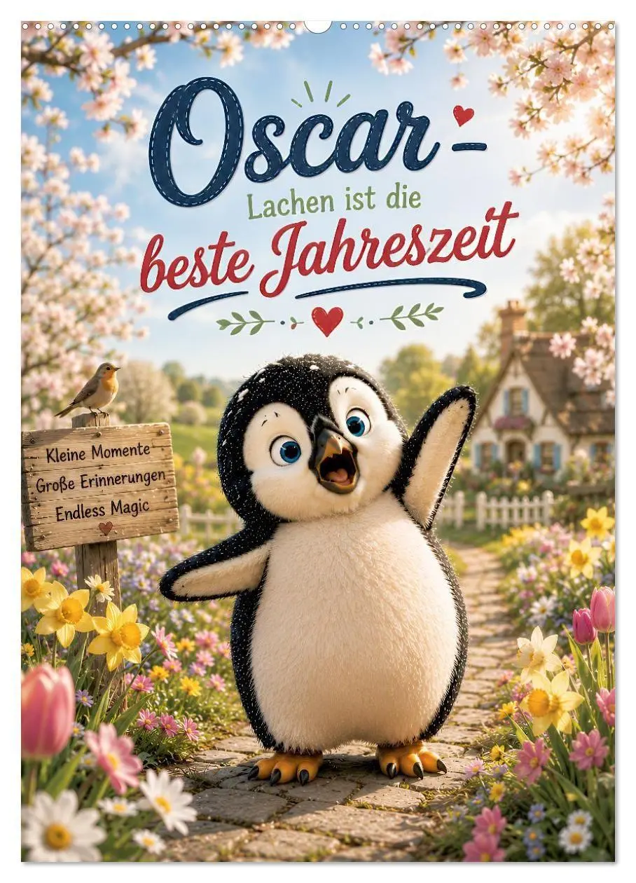 Cover: 9783594370391 | Oscar - Lachen ist die beste Jahreszeit (Wandkalender 2027 DIN A2...