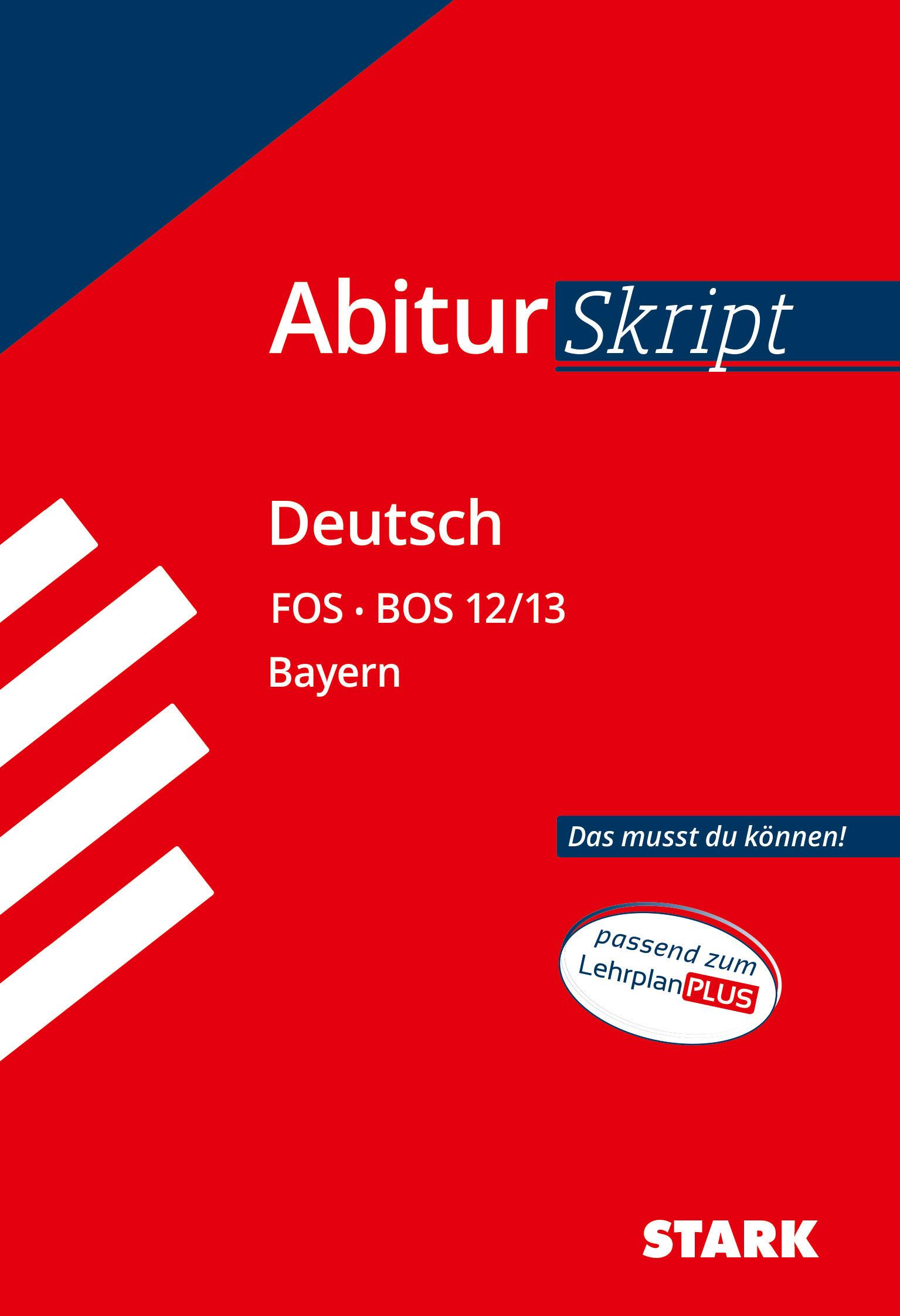 Cover: 9783849030391 | AbiturSkript FOS/BOS - Deutsch 12/13 Bayern | Stefan Neuhauser | Buch