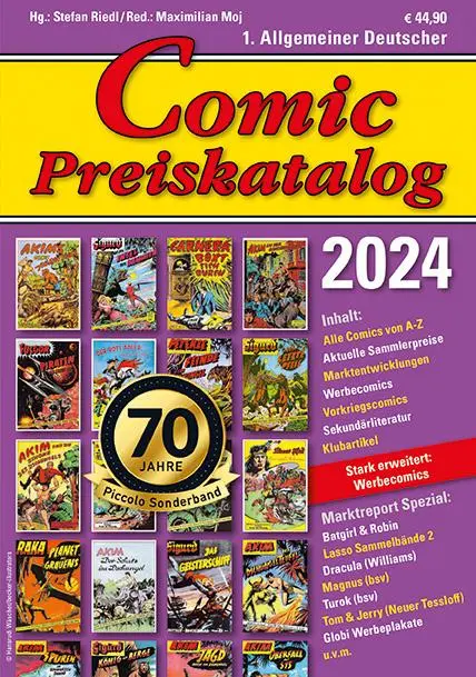 Cover: 9783947800391 | Comic Preiskatalog 2024 HC | Stefan Riedl | Buch | Deutsch | 2023