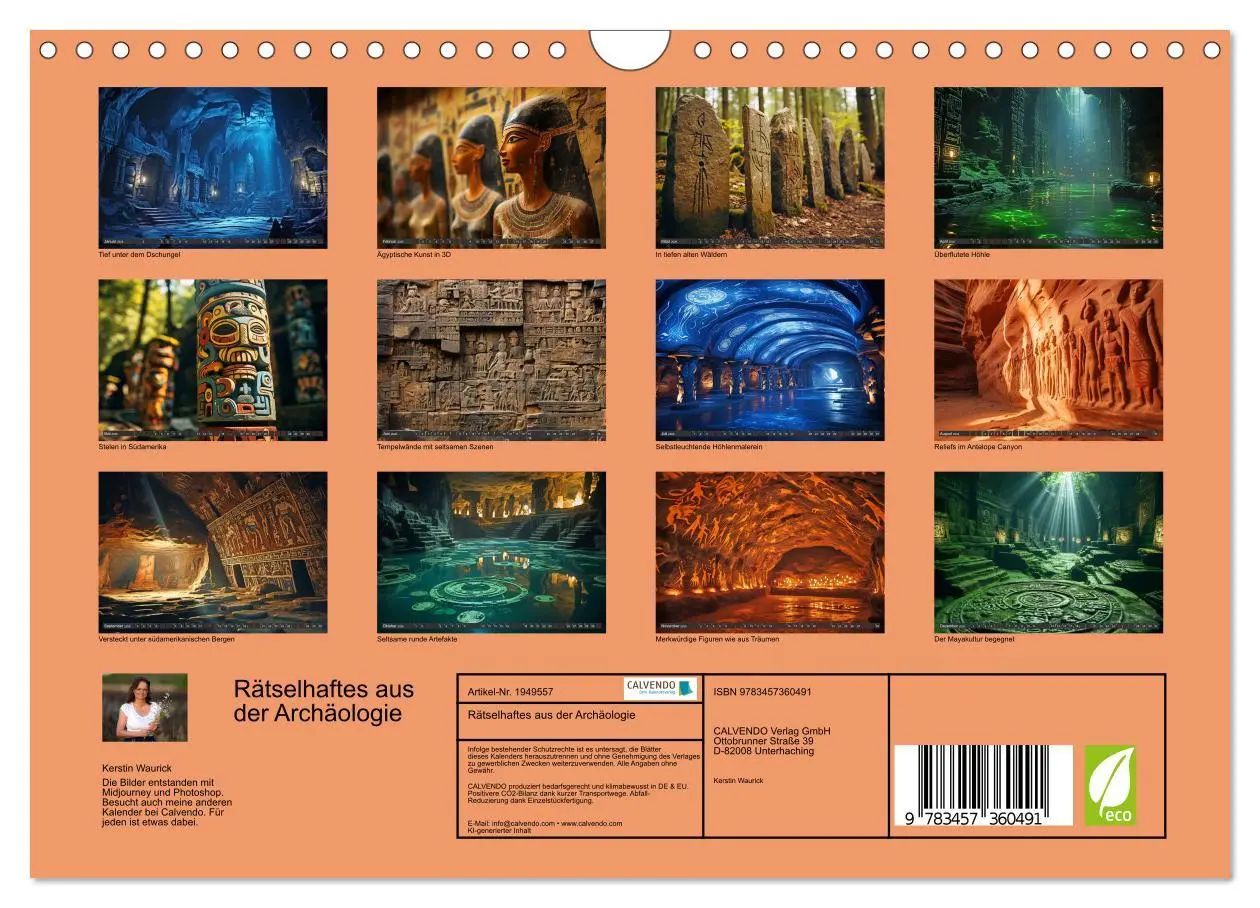 Bild: 9783457360491 | Rätselhaftes aus der Archäologie (Wandkalender 2026 DIN A4 quer),...