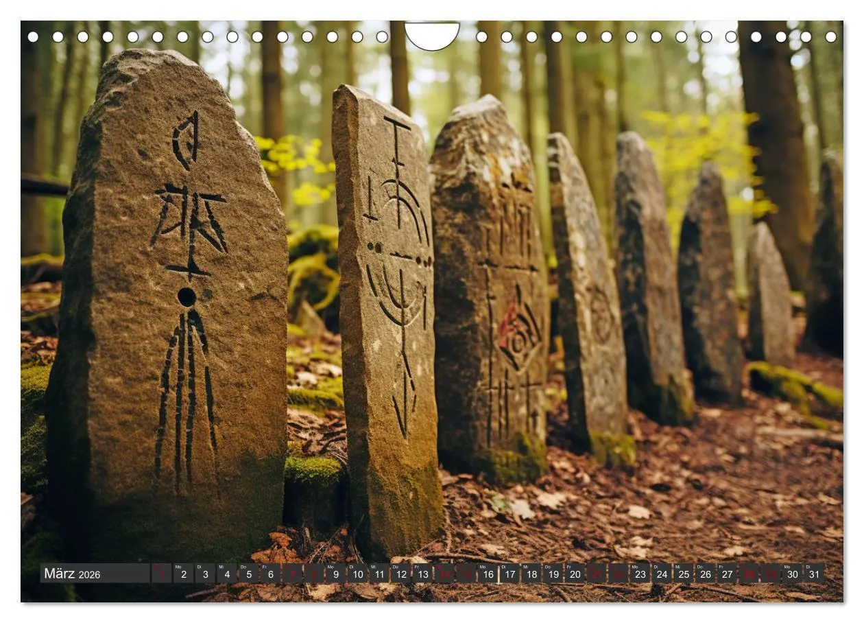Bild: 9783457360491 | Rätselhaftes aus der Archäologie (Wandkalender 2026 DIN A4 quer),...