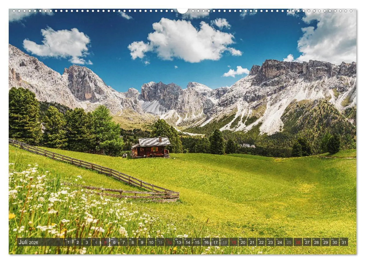 Bild: 9783457740491 | Dolomiten - Traumhafte Berglandschaften (Wandkalender 2026 DIN A2...