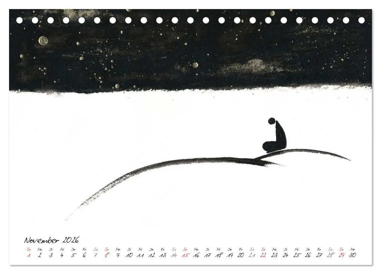Bild: 9783516070491 | Asiatische Tuschmalerei (Tischkalender 2026 DIN A5 quer), CALVENDO...