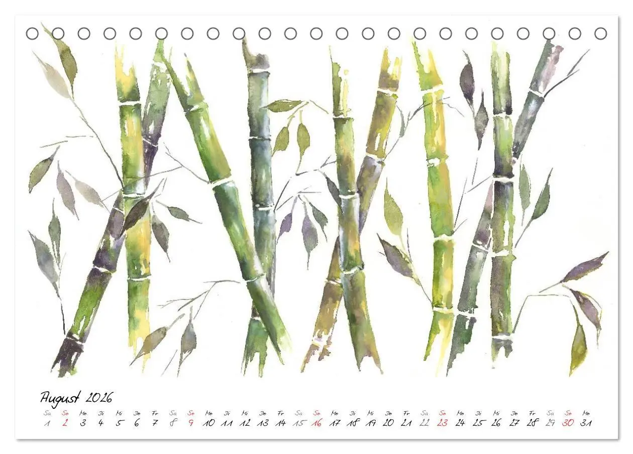 Bild: 9783516070491 | Asiatische Tuschmalerei (Tischkalender 2026 DIN A5 quer), CALVENDO...