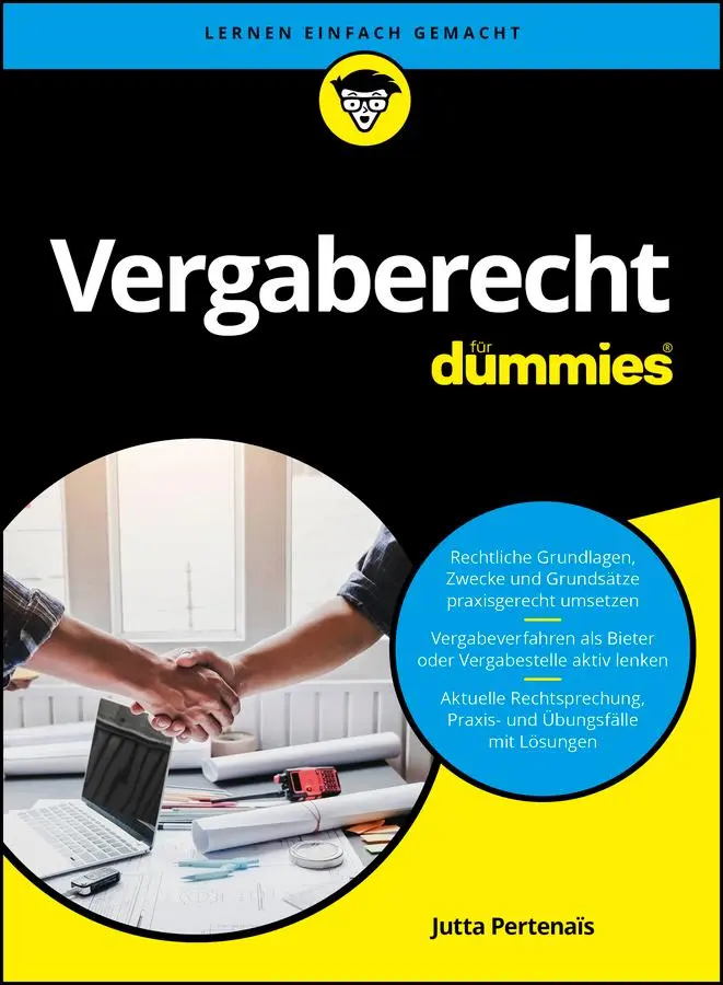 Cover: 9783527720491 | Vergaberecht für Dummies | Jutta Pertenais | Taschenbuch | für Dummies