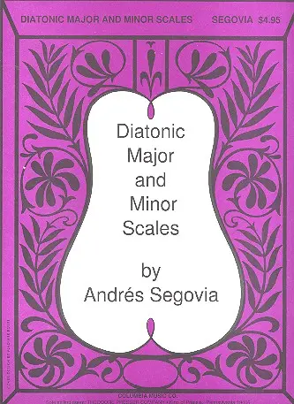 Cover: 9781598060591 | Diatonic Major and Minor Scales | Andrés Segovia y Torres | Buch