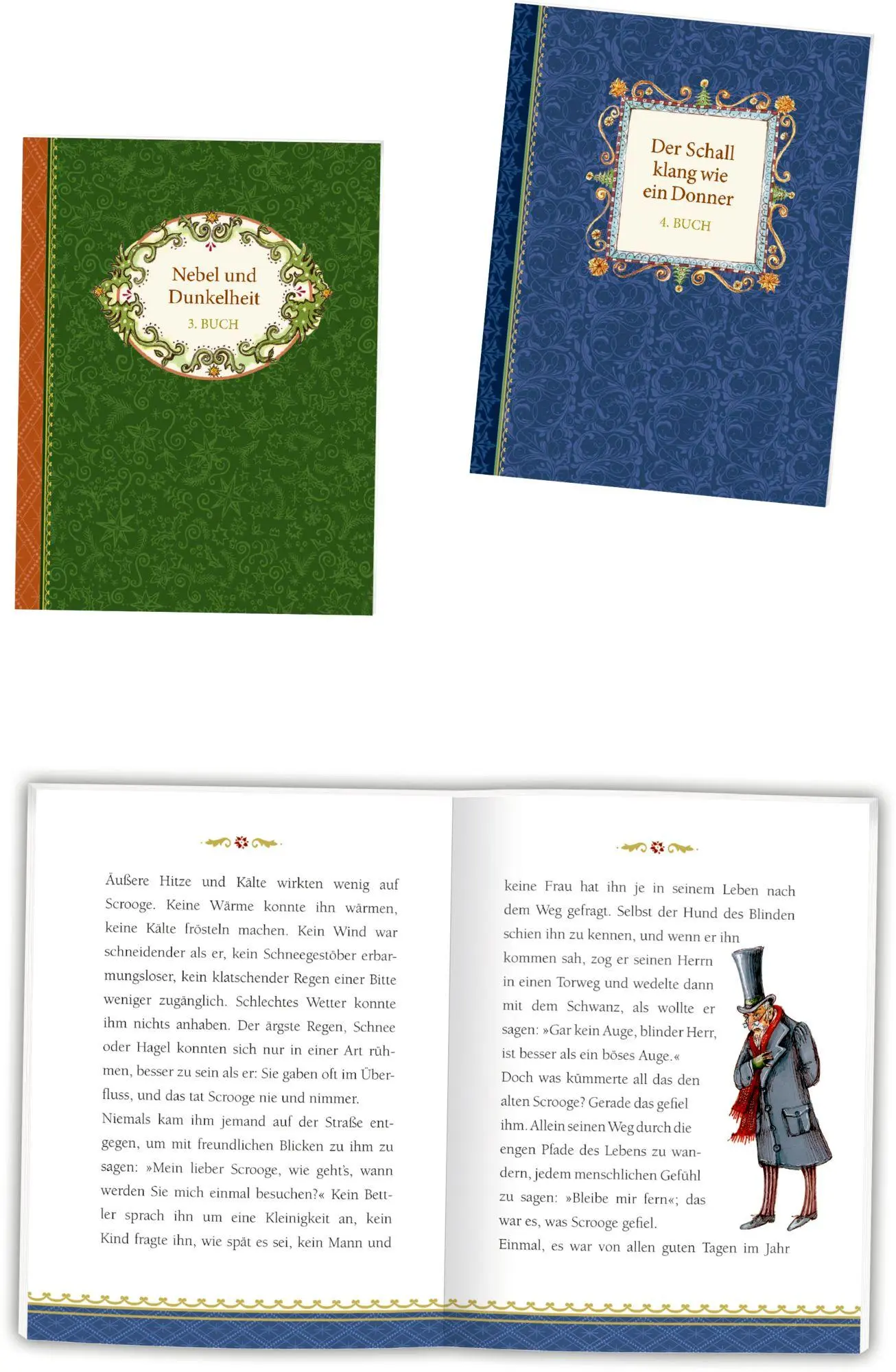 Bild: 9783649650591 | Buchbox-Adventskalender - Charles Dickens Eine Weihnachtsgeschichte