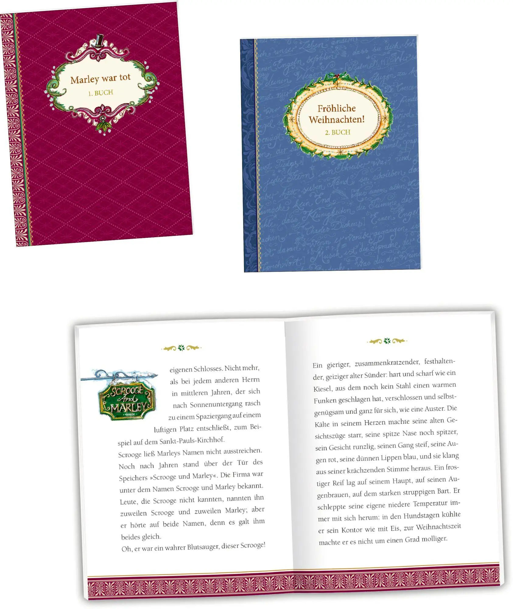 Bild: 9783649650591 | Buchbox-Adventskalender - Charles Dickens Eine Weihnachtsgeschichte