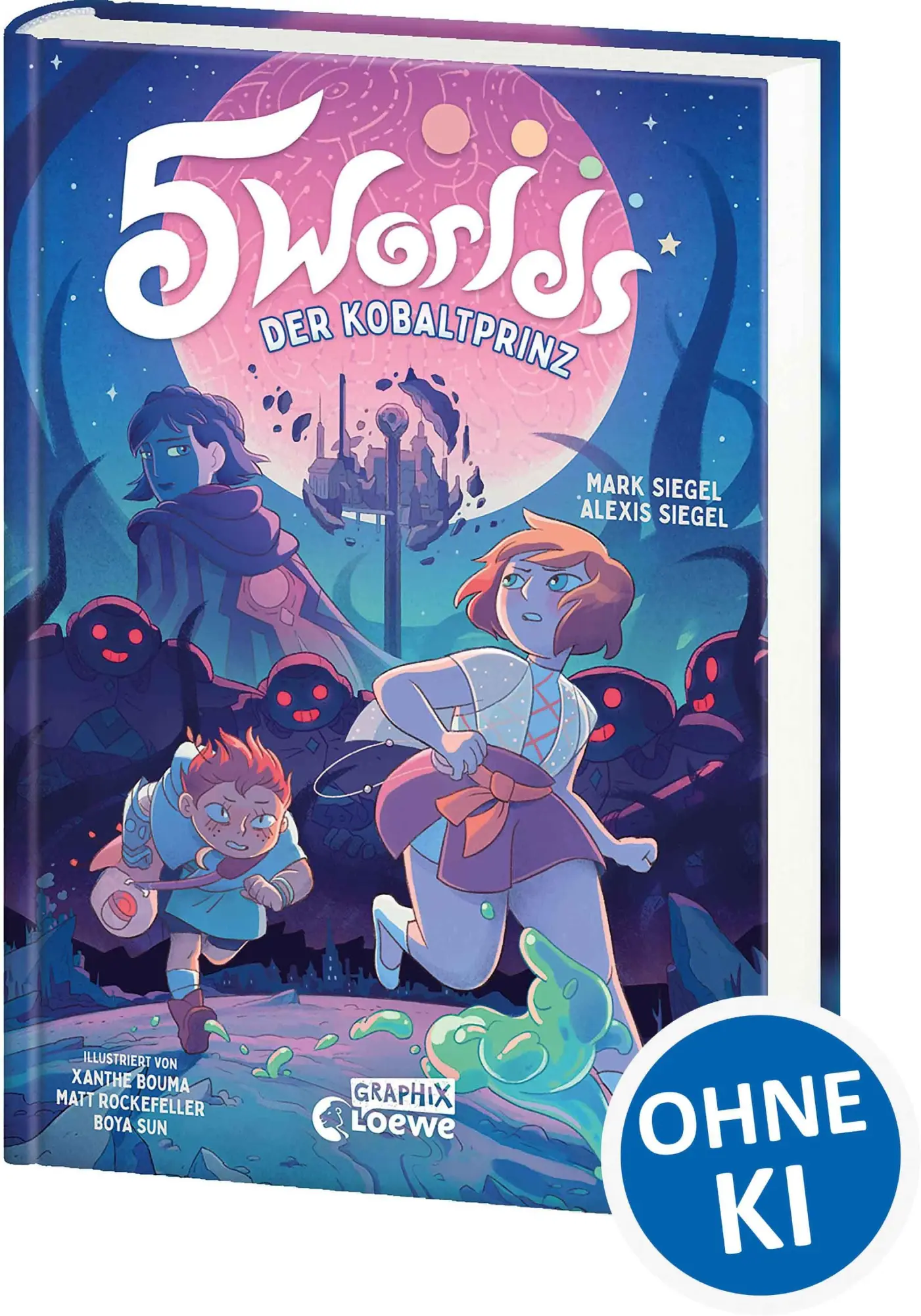 Cover: 9783743220591 | 5 Worlds (Band 2) - Der Kobaltprinz | Mark Siegel (u. a.) | Buch