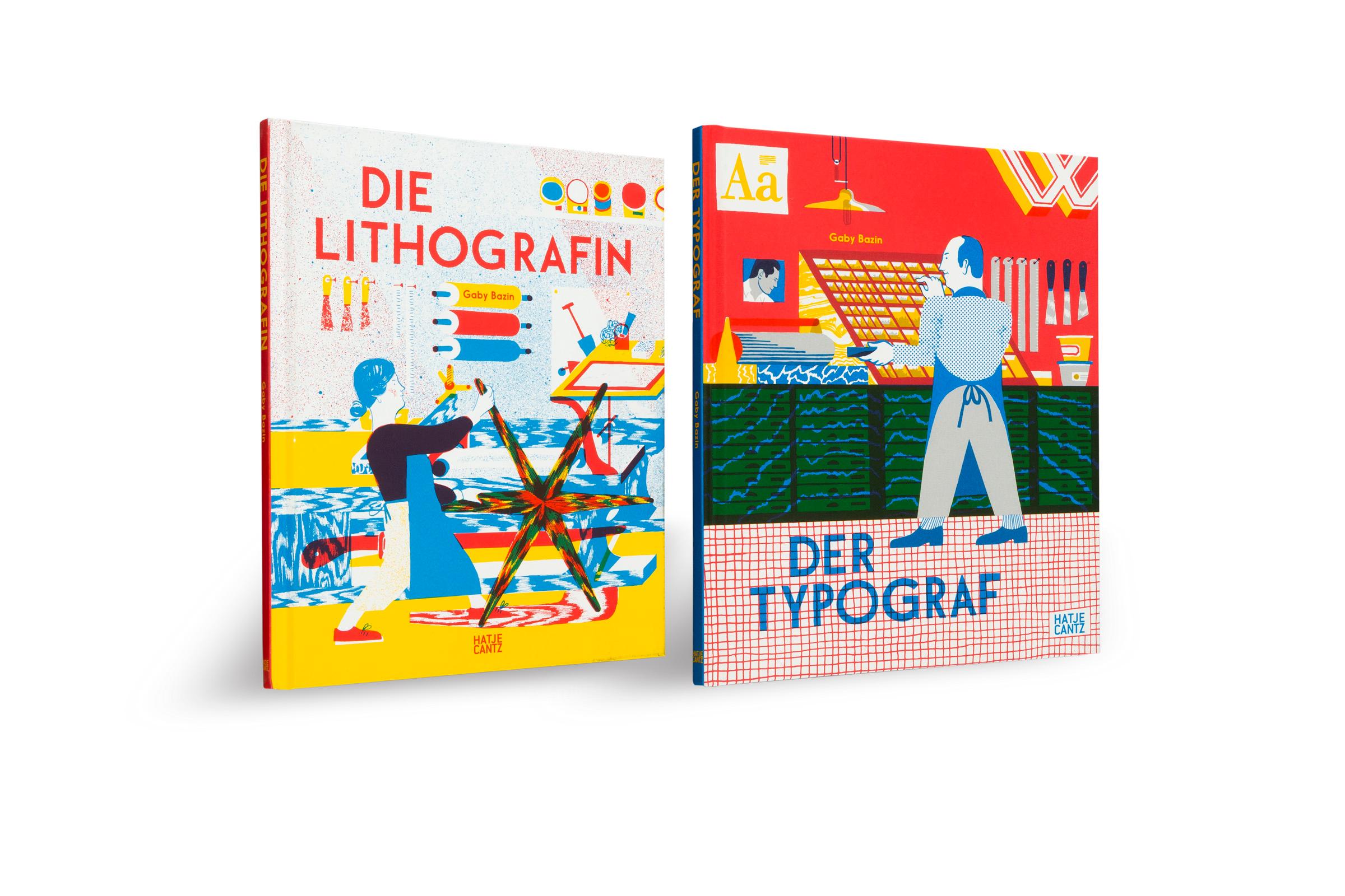 Cover: 9783775760591 | Die Lithografin &amp; Der Typograf : Zwei Bilderbücher für Kinder ab 6...