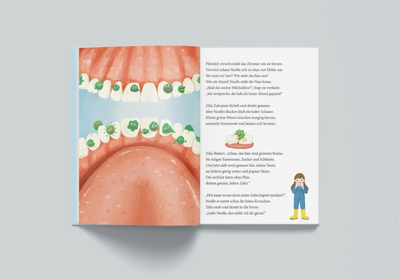 Bild: 9783987550591 | Zahnputzbuch - Noelle findet Zähneputzen blöd | Inken Krüger | Buch