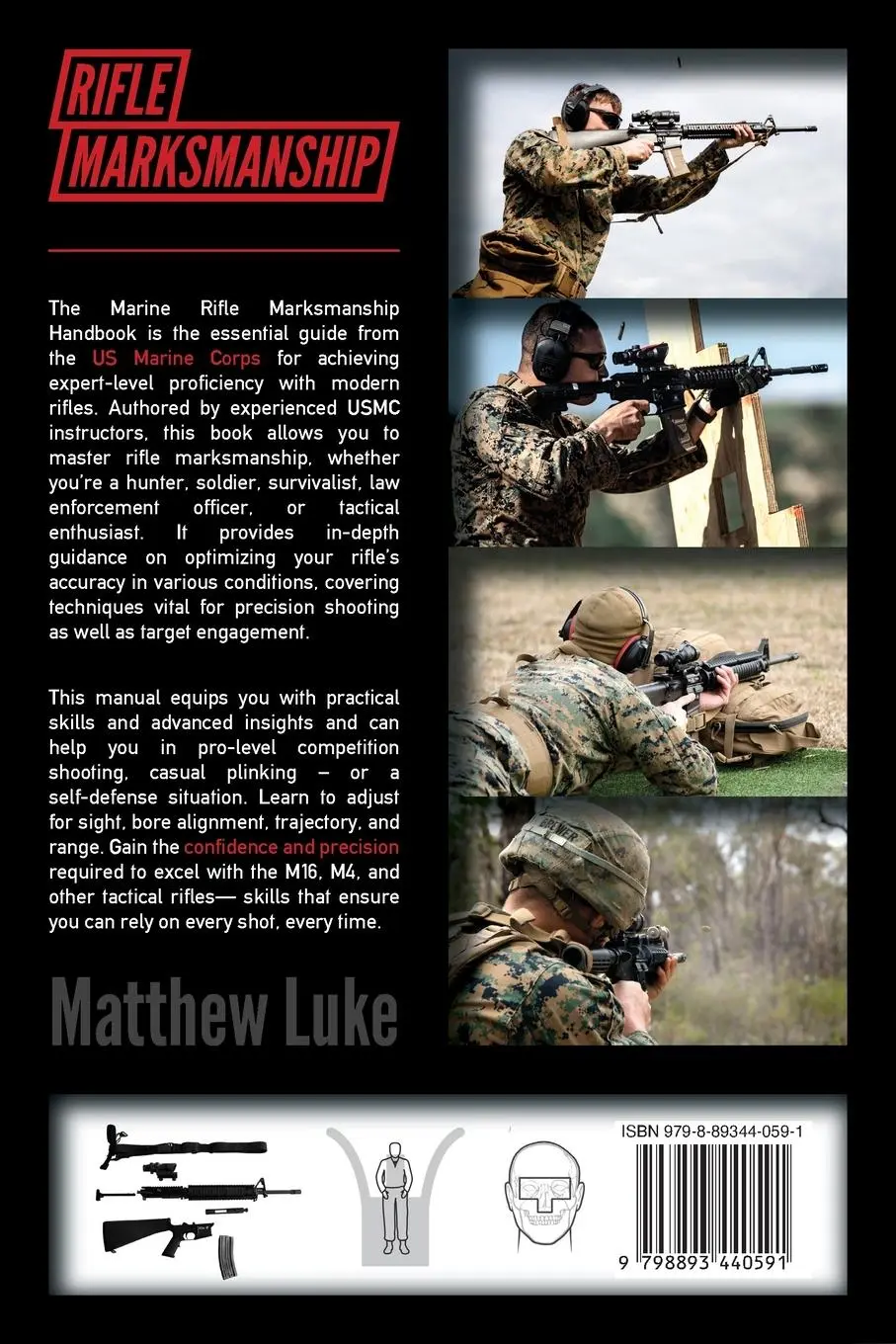 Rückseite: 9798893440591 | The Marine Rifle Marksmanship Handbook | Us Marine Corps | Taschenbuch