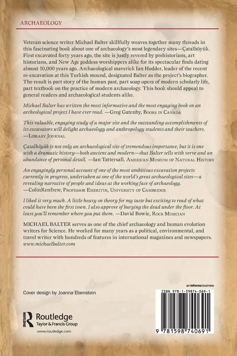 Rückseite: 9781598740691 | The Goddess and the Bull | Michael Balter | Taschenbuch | Englisch