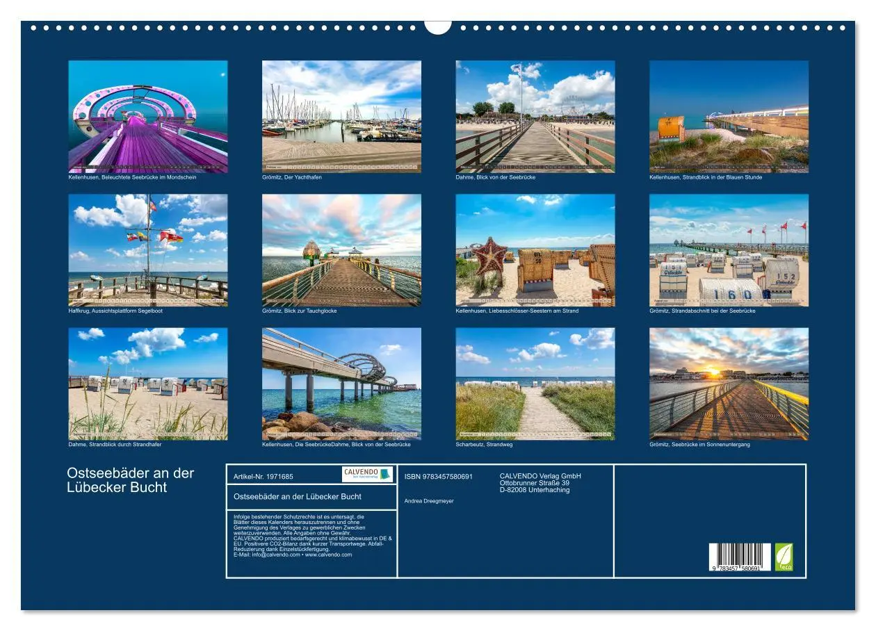 Bild: 9783457580691 | Ostseebäder an der Lübecker Bucht (Wandkalender 2026 DIN A2 quer),...