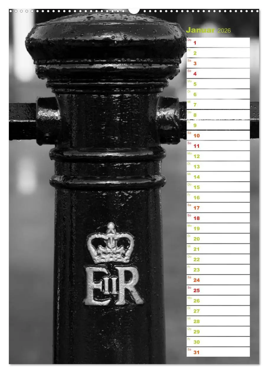 Bild: 9783516430691 | Big City London (Wandkalender 2026 DIN A2 hoch), CALVENDO...