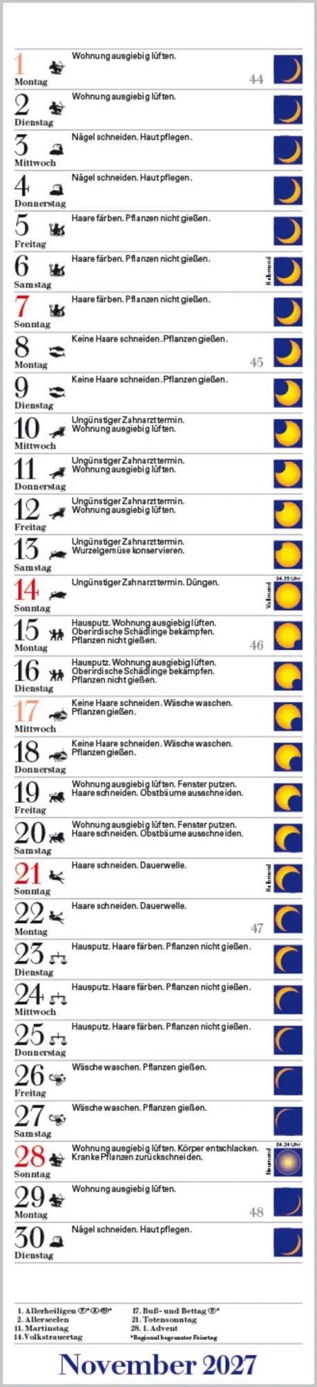 Bild: 9783819300691 | Mond-Langplaner 2027 | Verlag Korsch | Kalender | 13 S. | Deutsch
