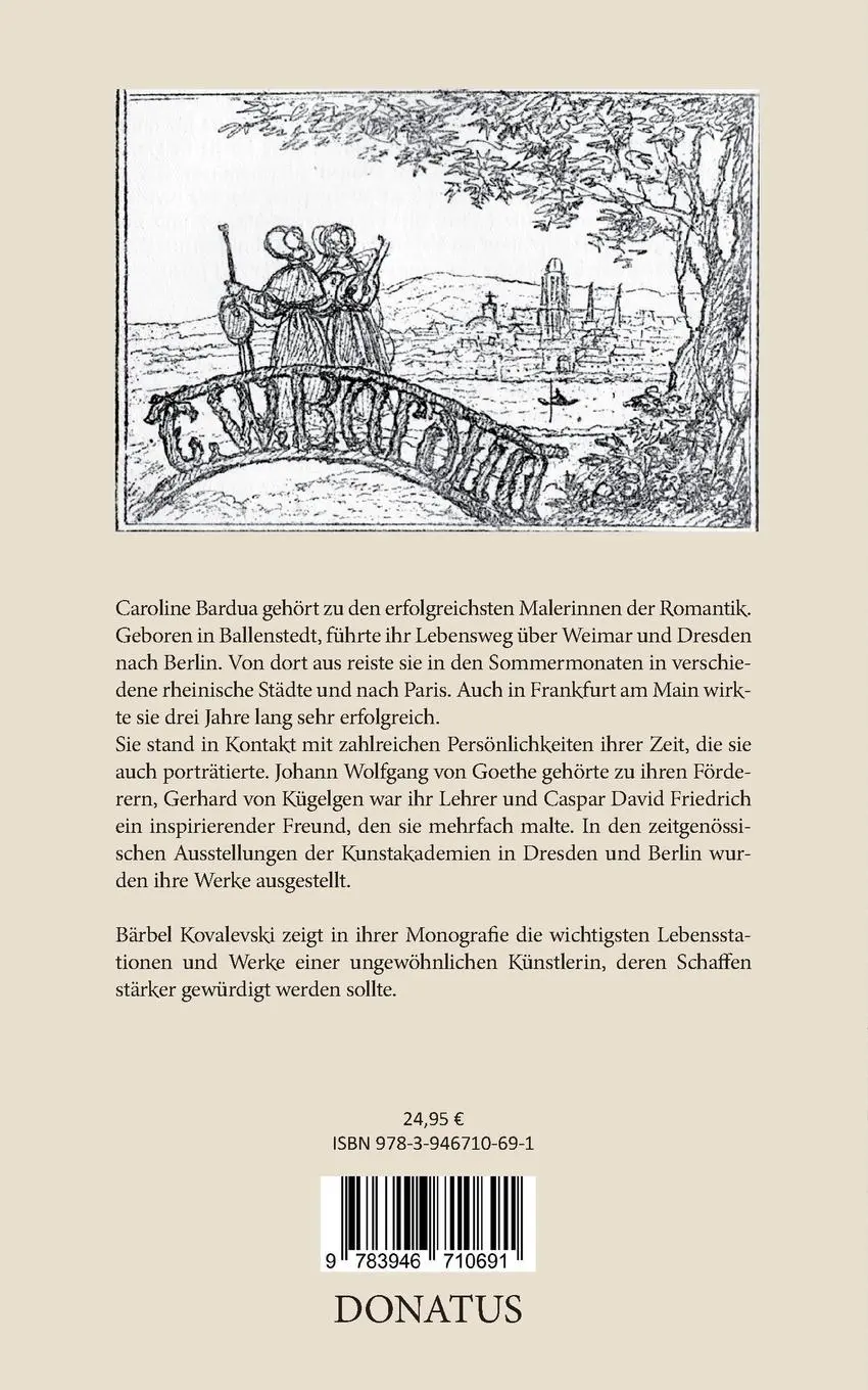 Rückseite: 9783946710691 | Caroline Bardua (1781-1864) | Bärbel Kovalevski | Taschenbuch | 88 S.