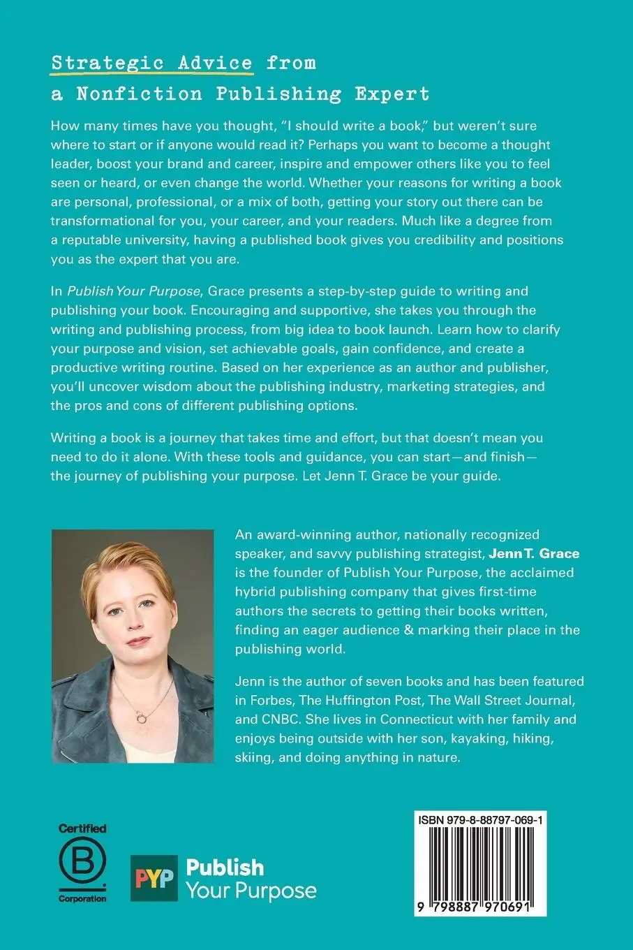 Rückseite: 9798887970691 | Publish Your Purpose | Jenn T. Grace | Taschenbuch | Englisch | 2023